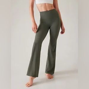 Athleta ELATION Flare Pant, Size Medium Tall, Hematite Grey - lightly used